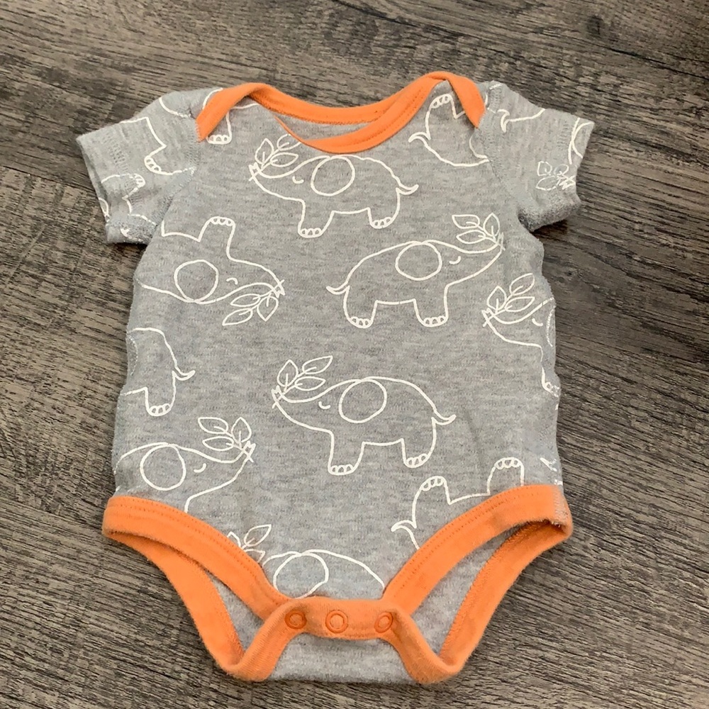 Boppy newborn gender neutral onsie